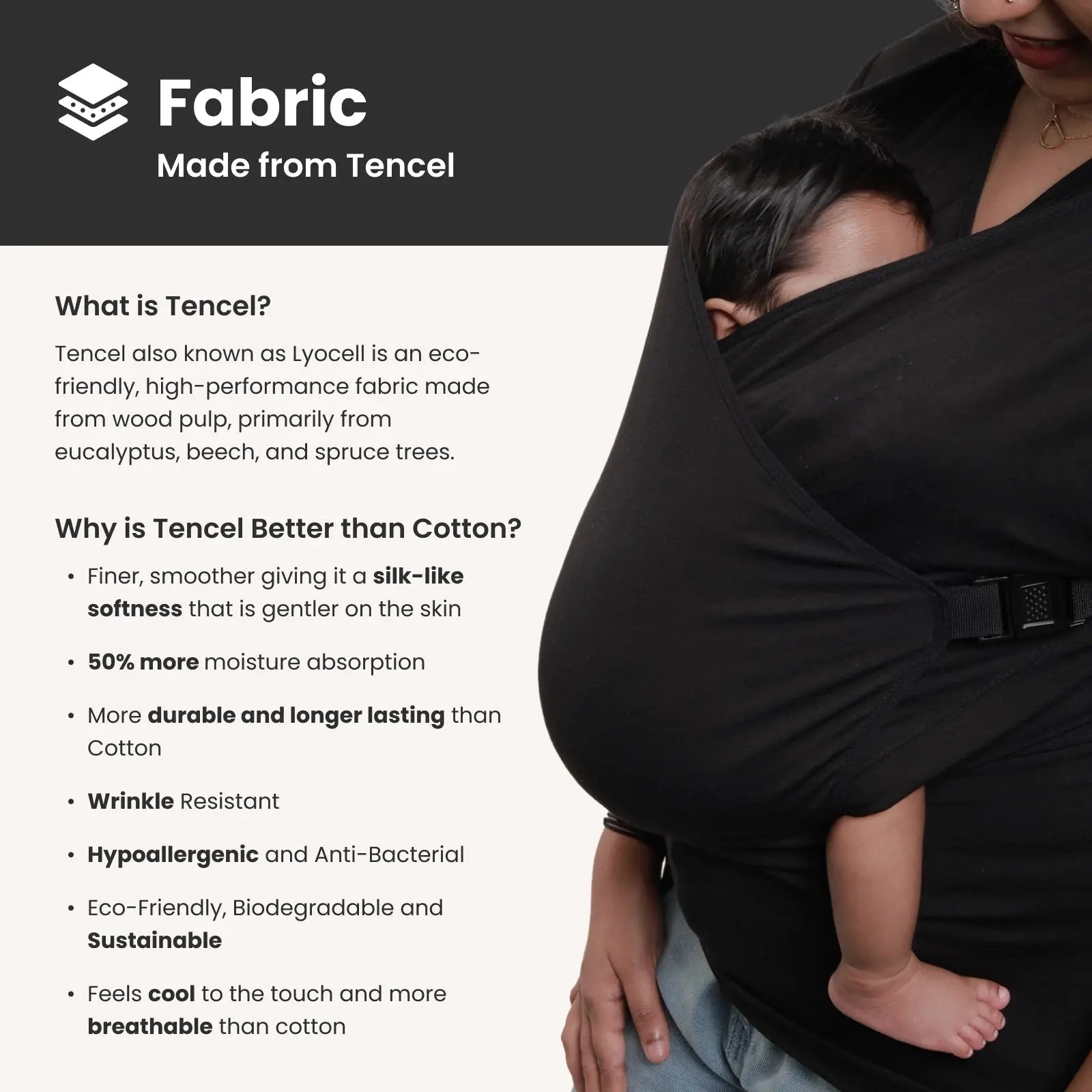 Snugs - Women's Everyday T-Shirt Carrier(Newborn to 8KGs) - Child Carrier