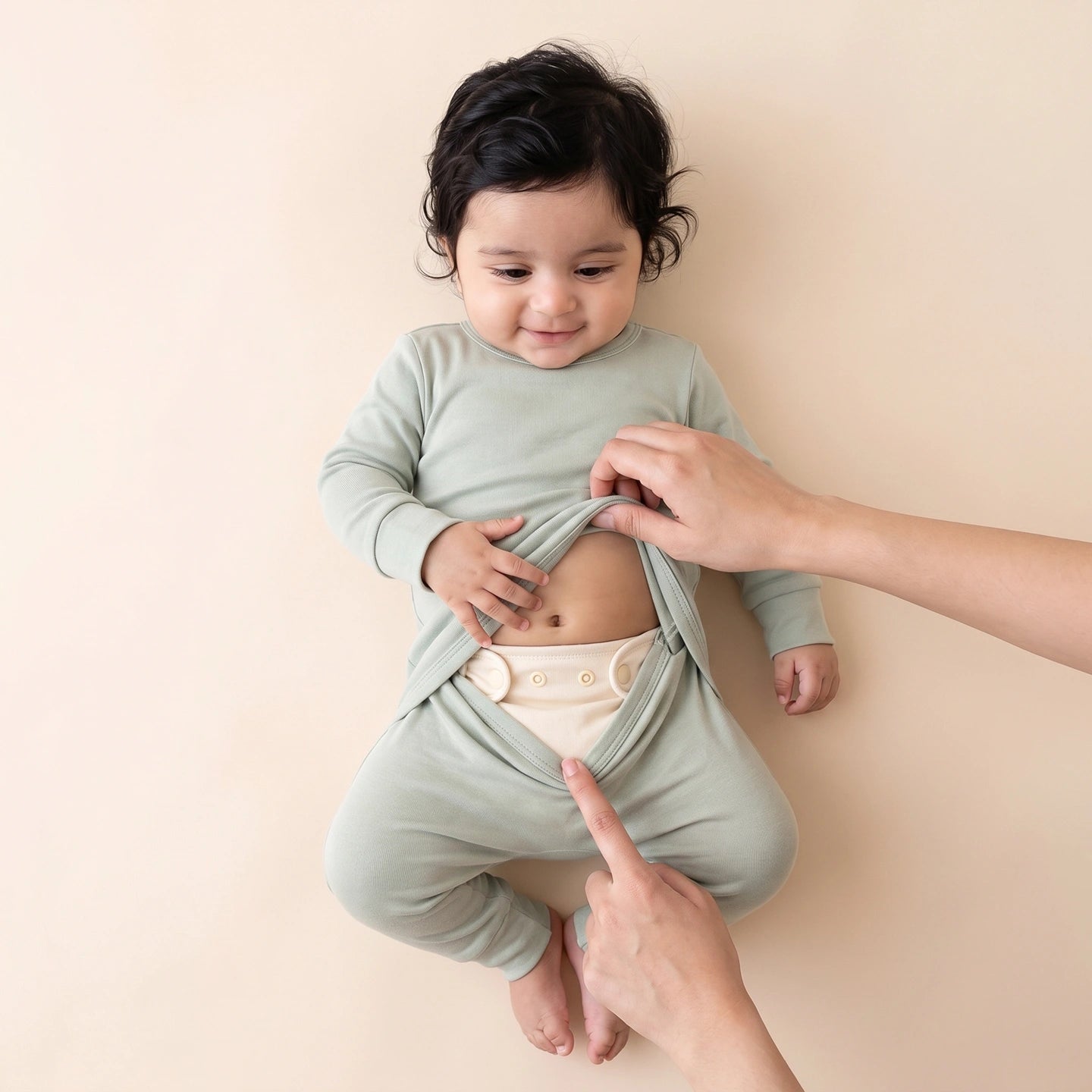 Easy Romper Brown + Green - Pack of 2