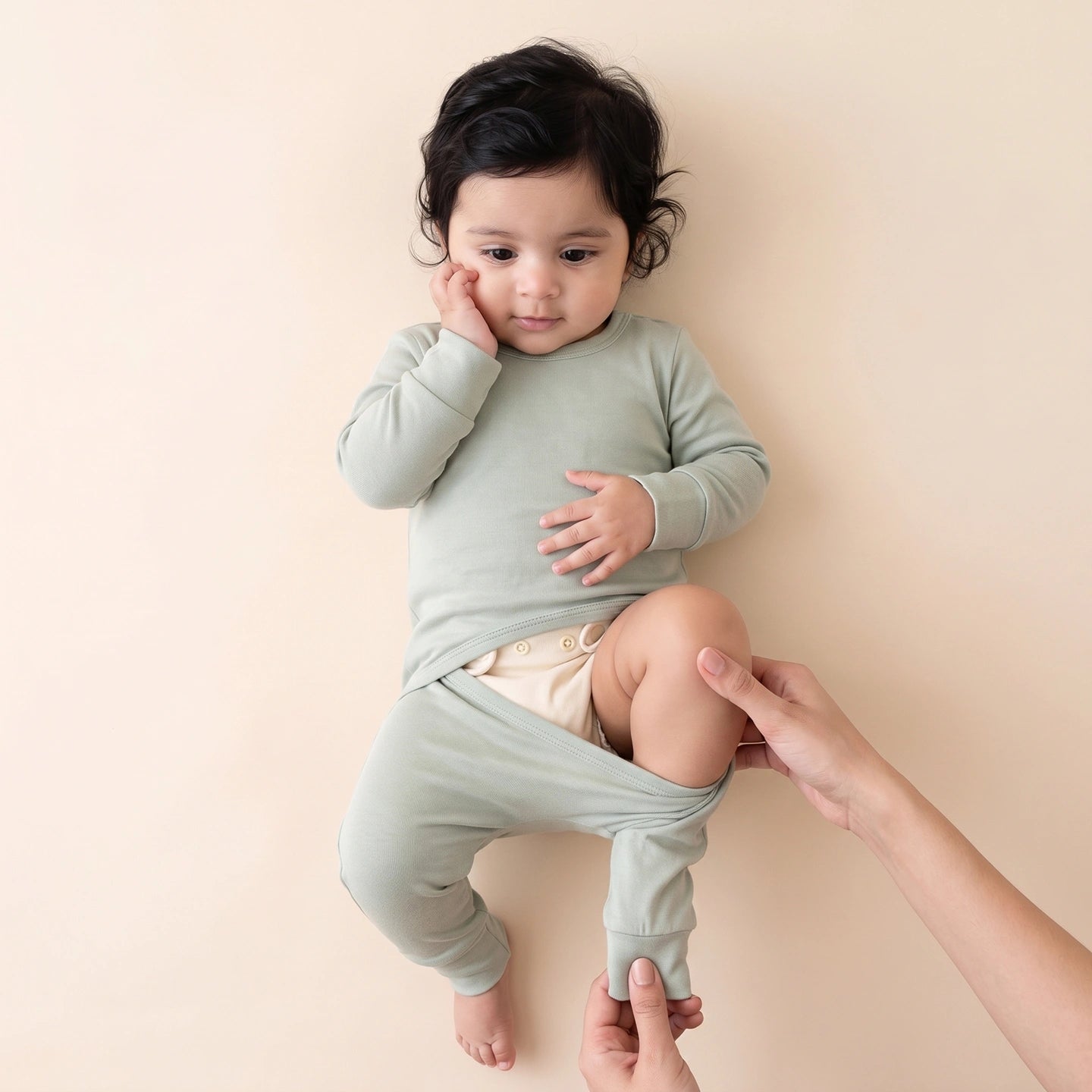 Easy Romper Brown + Green - Pack of 2