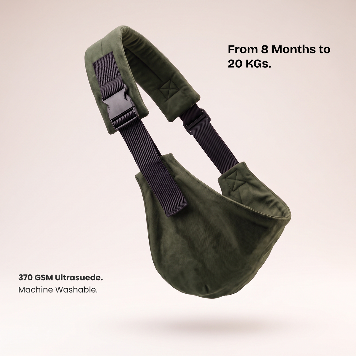 Snugs Sideways Carrier - Forest Green