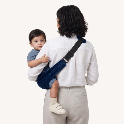Snugs Sideways Carrier - Oxford Blue