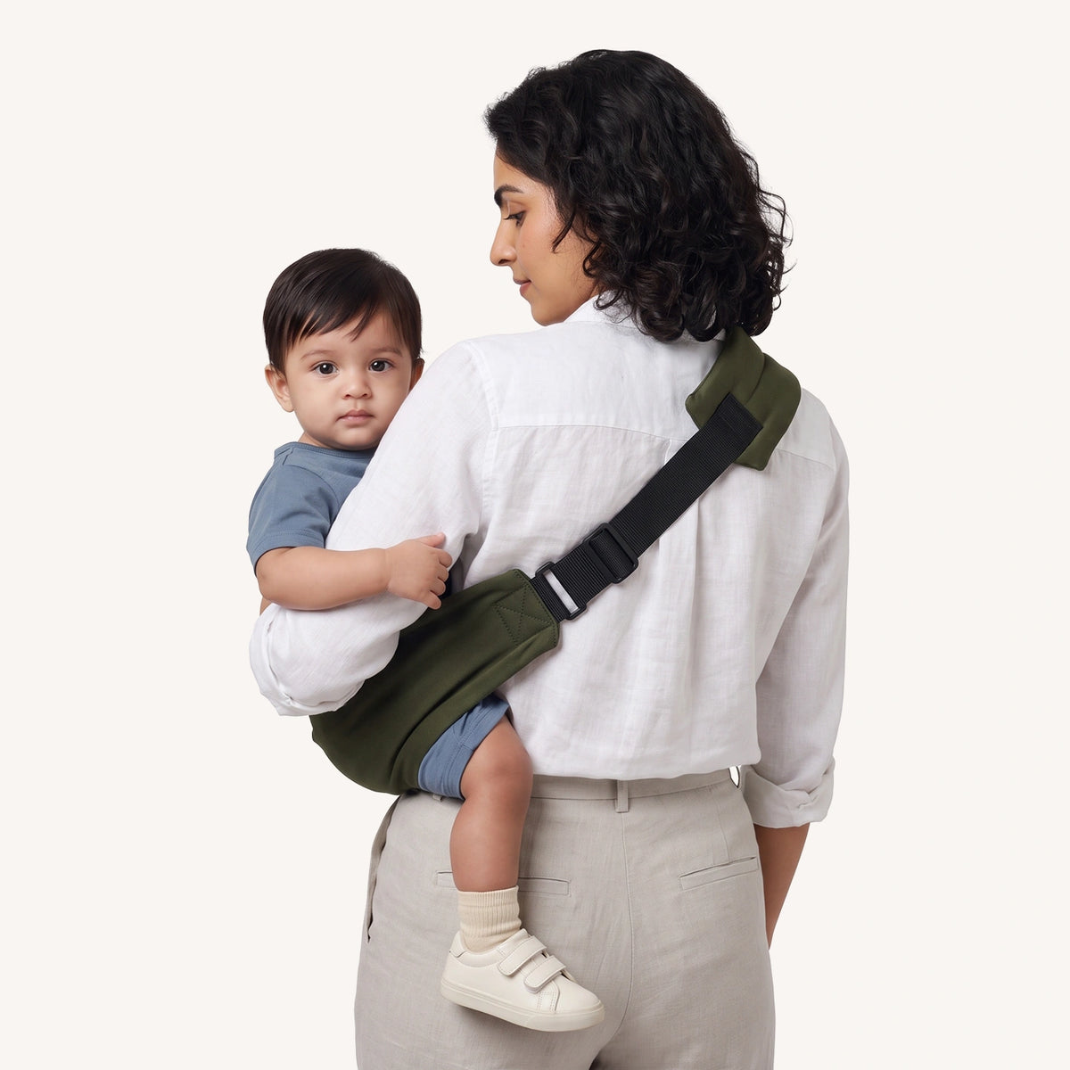 Snugs Sideways Carrier - Forest Green