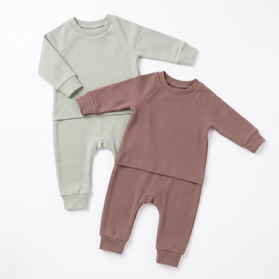 Easy Romper Brown + Green - Pack of 2