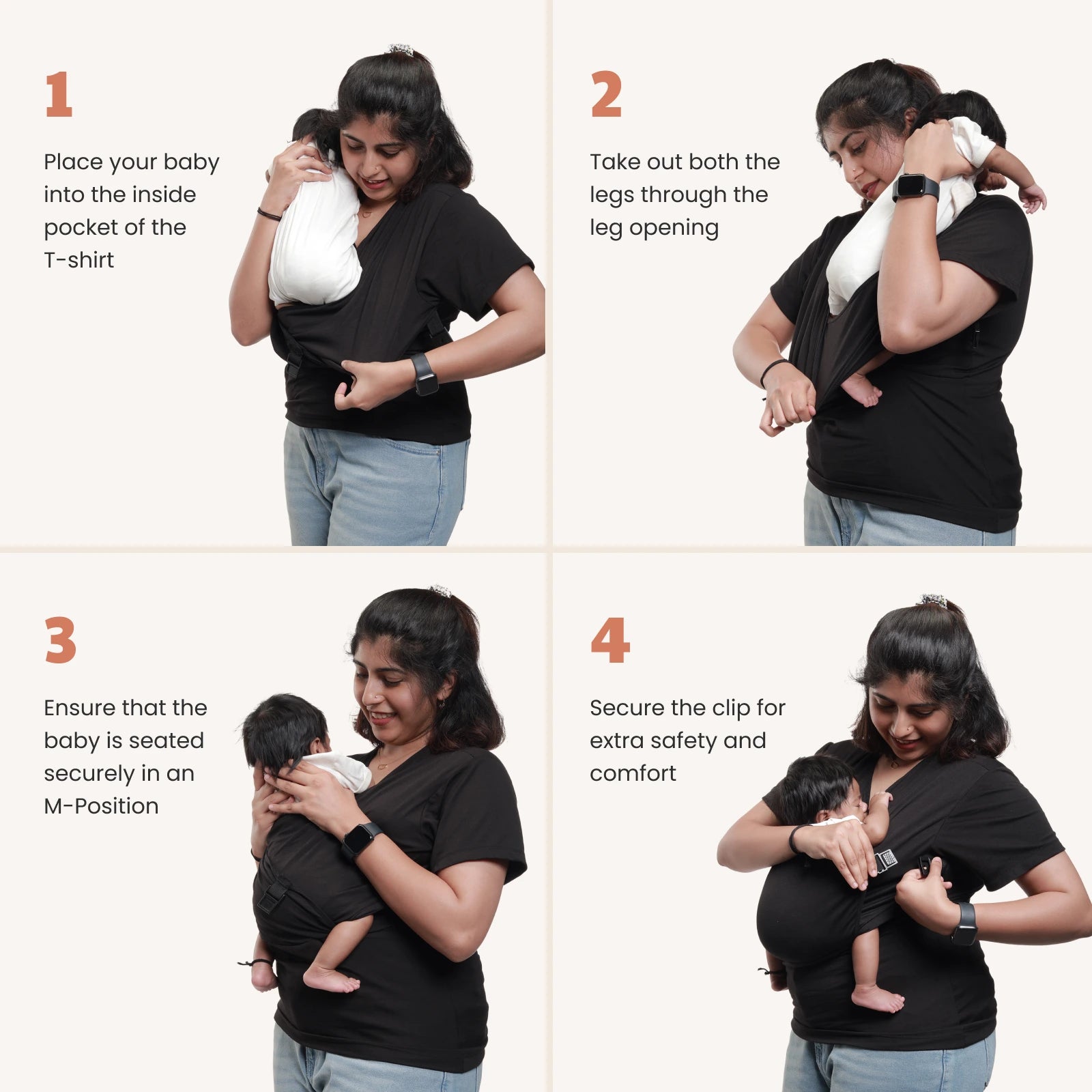 Snugs - Women's Everyday T-Shirt Carrier - Child Carrier
